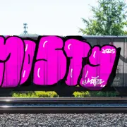 Graffiti artwork by Mosty