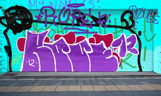 Graffiti artwork by rope12