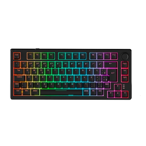 Teclado Mecânico Sem Fio Husky Nomadic, Gateron G Pro 3.0 Red