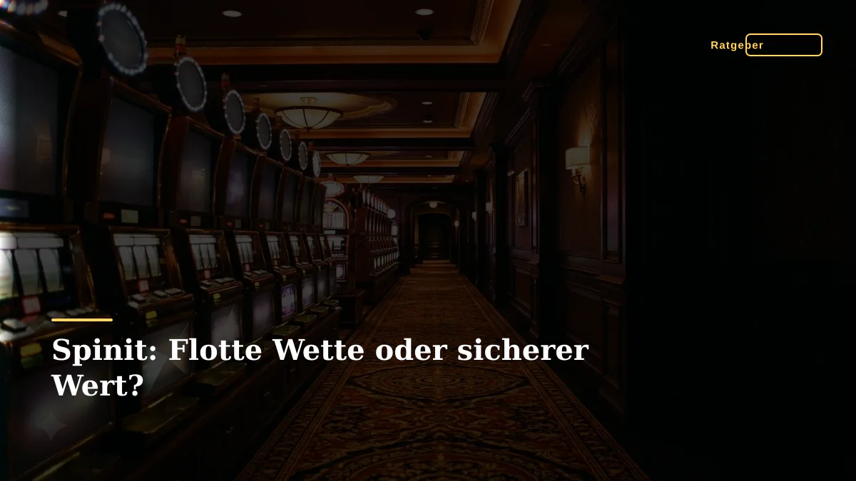 Spinit: Flotte Wette oder sicherer Wert?