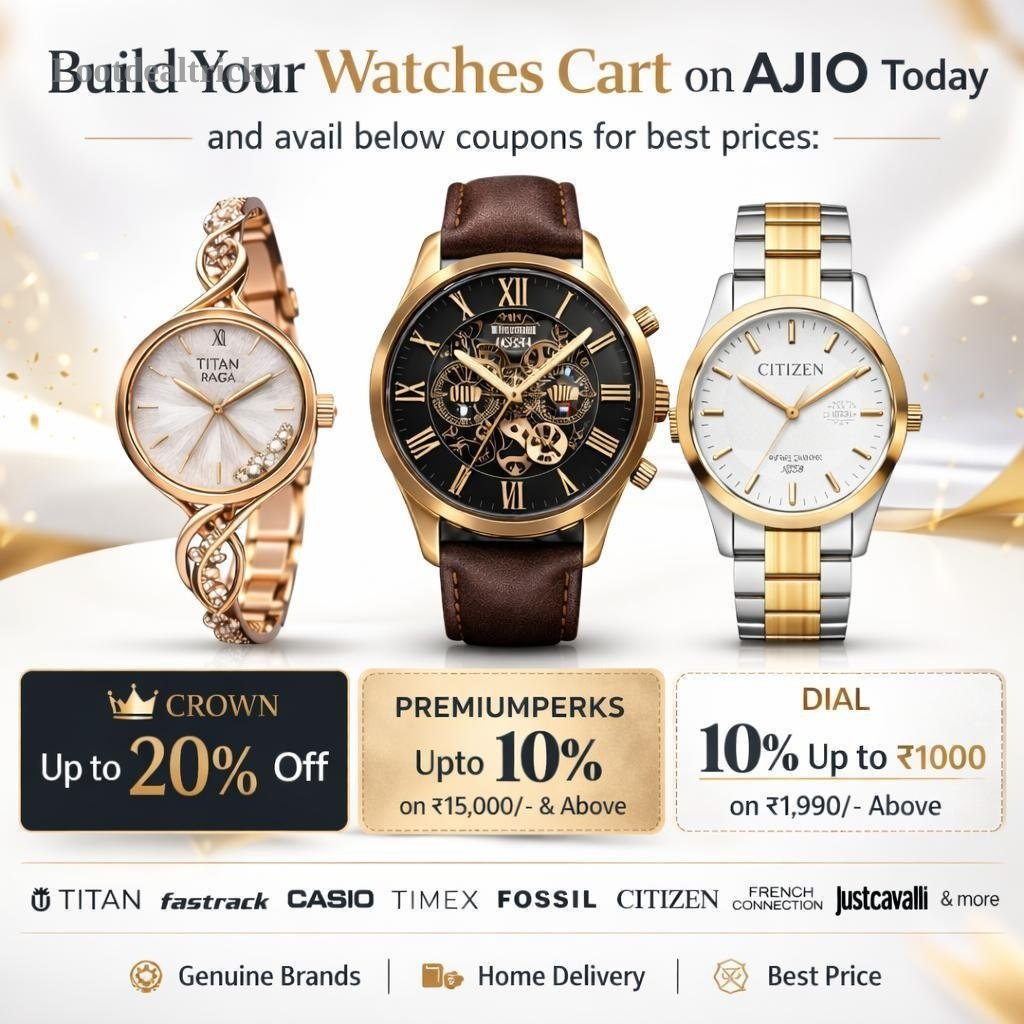 Ajio Loot Premium – Just 20% OFF | Lowest Price Deal Ajio Loot Premium – Just 20% OFF | Lowest Price Deal
