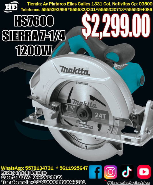 HS7600 1 pza