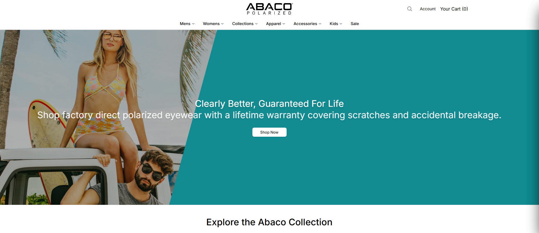 Stored capture of abacopolarizedstyle.shop