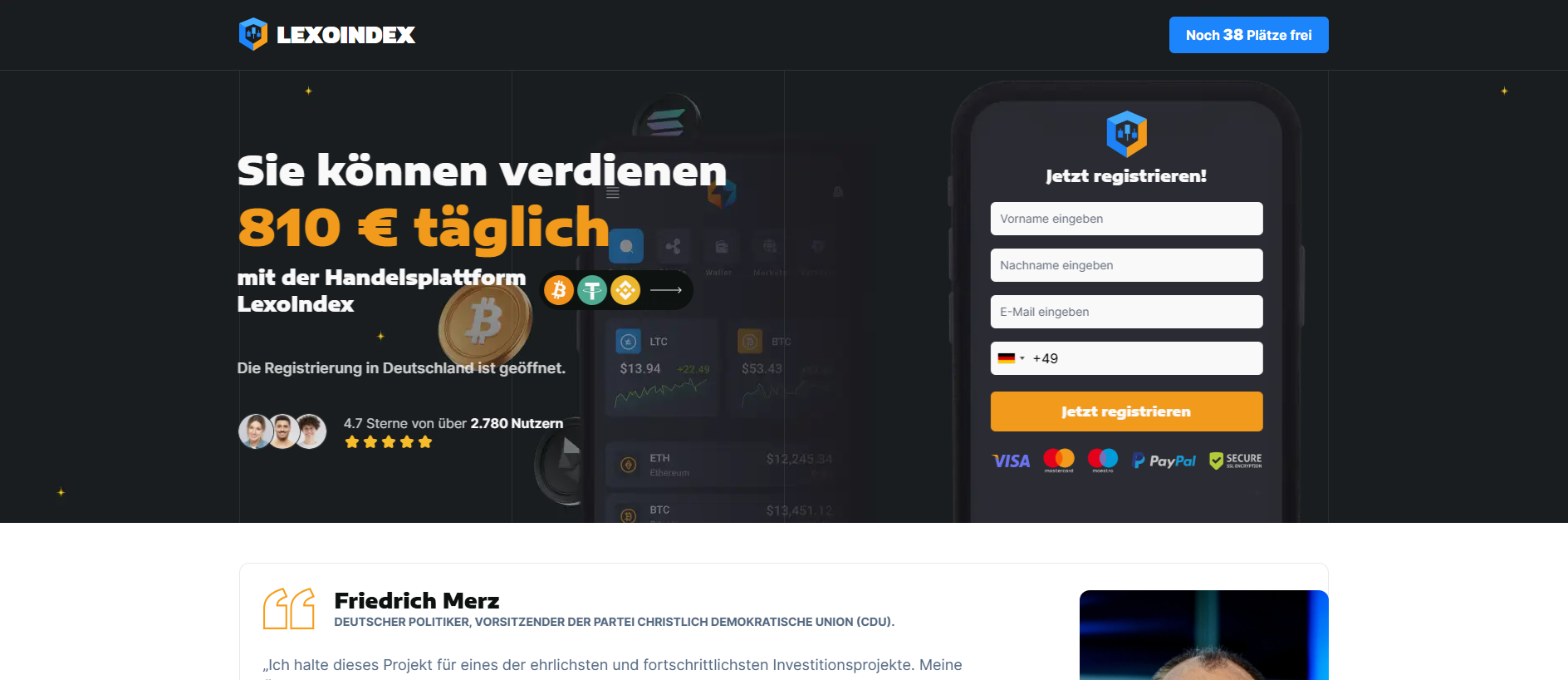 Forensic screenshot of [REDACTED] showing the phishing page layout