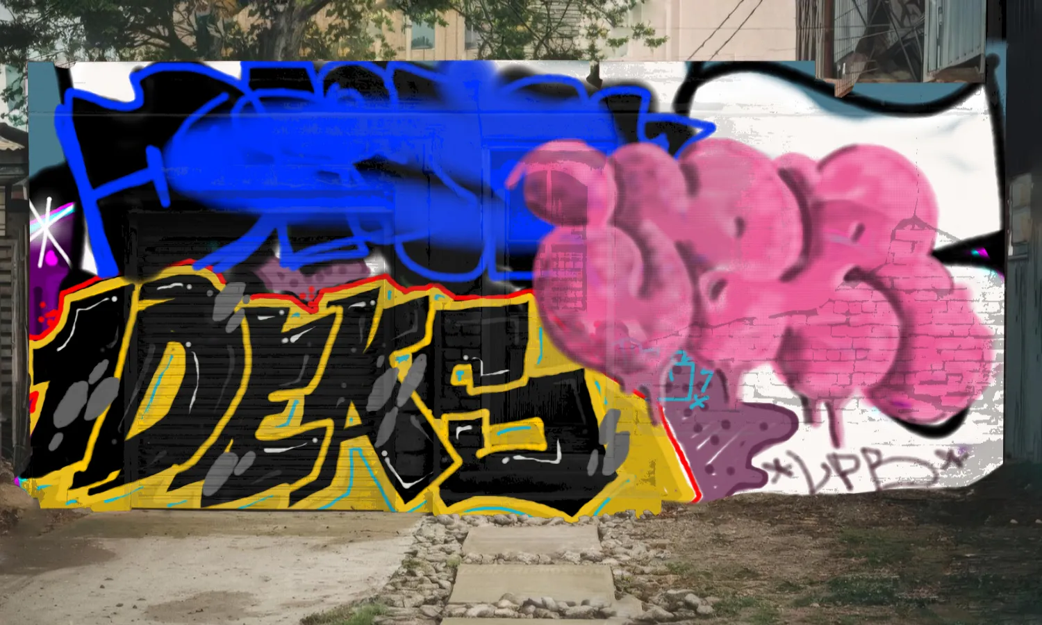 Graffiti artwork by JERR