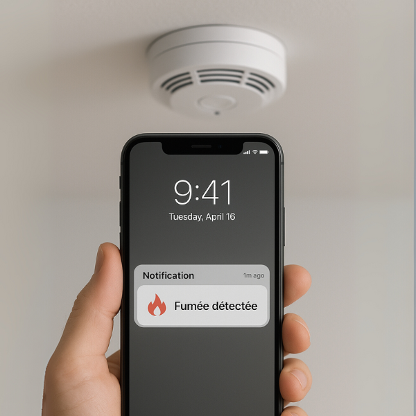 Notification WSD301 sur smartphone