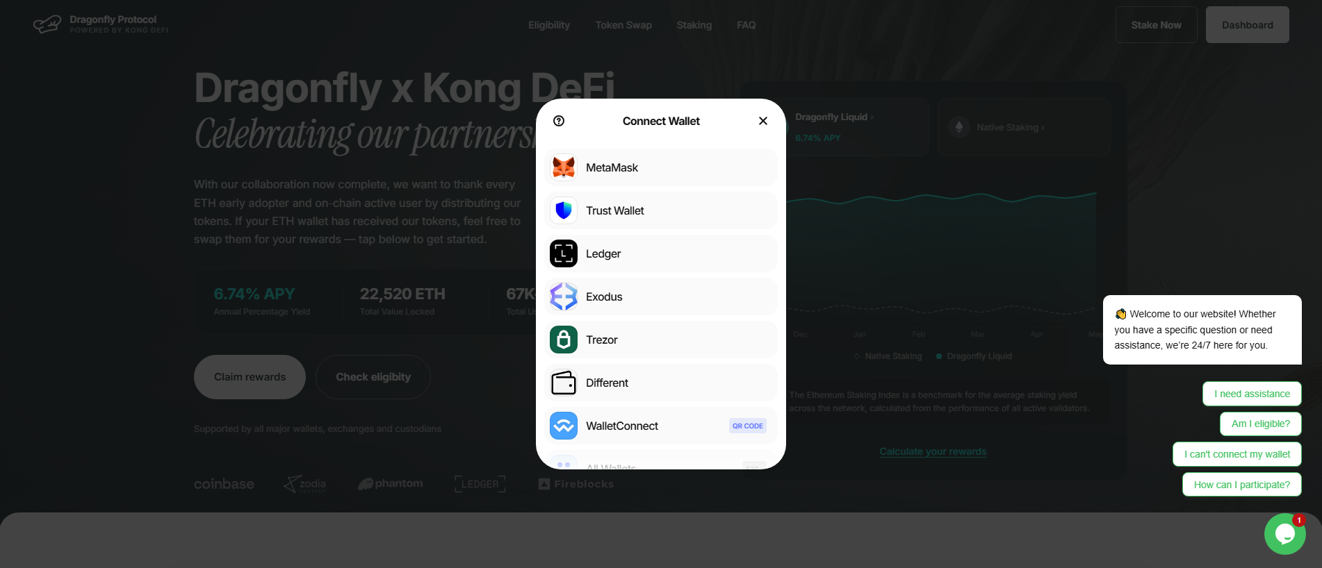 Screenshot of dragonfly-protocol.com