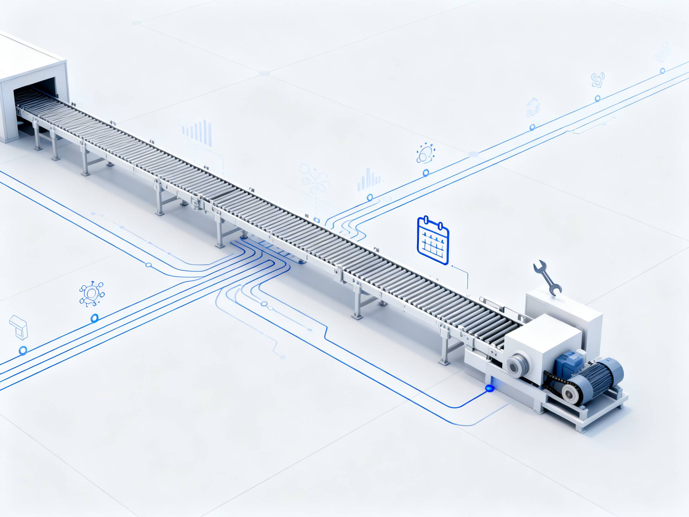 IoT smart conveyor system integration.