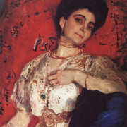 Портрет М Н Акимовой 1908