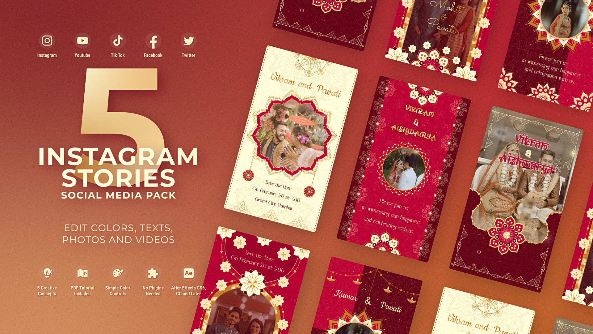 Indian Wedding Invitation Indian Wedding Invitation