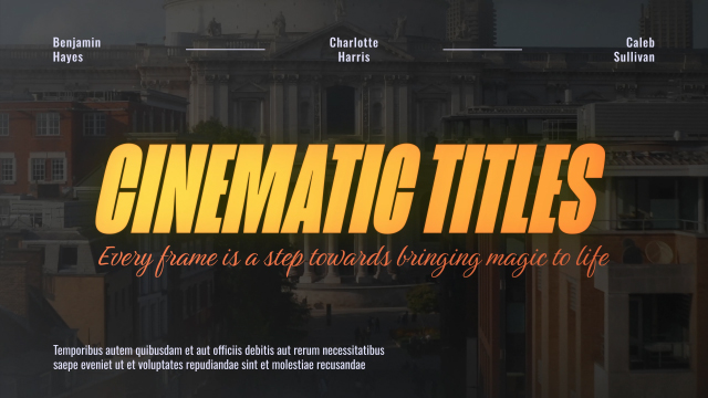 Luxe Cinematic Titles Pack