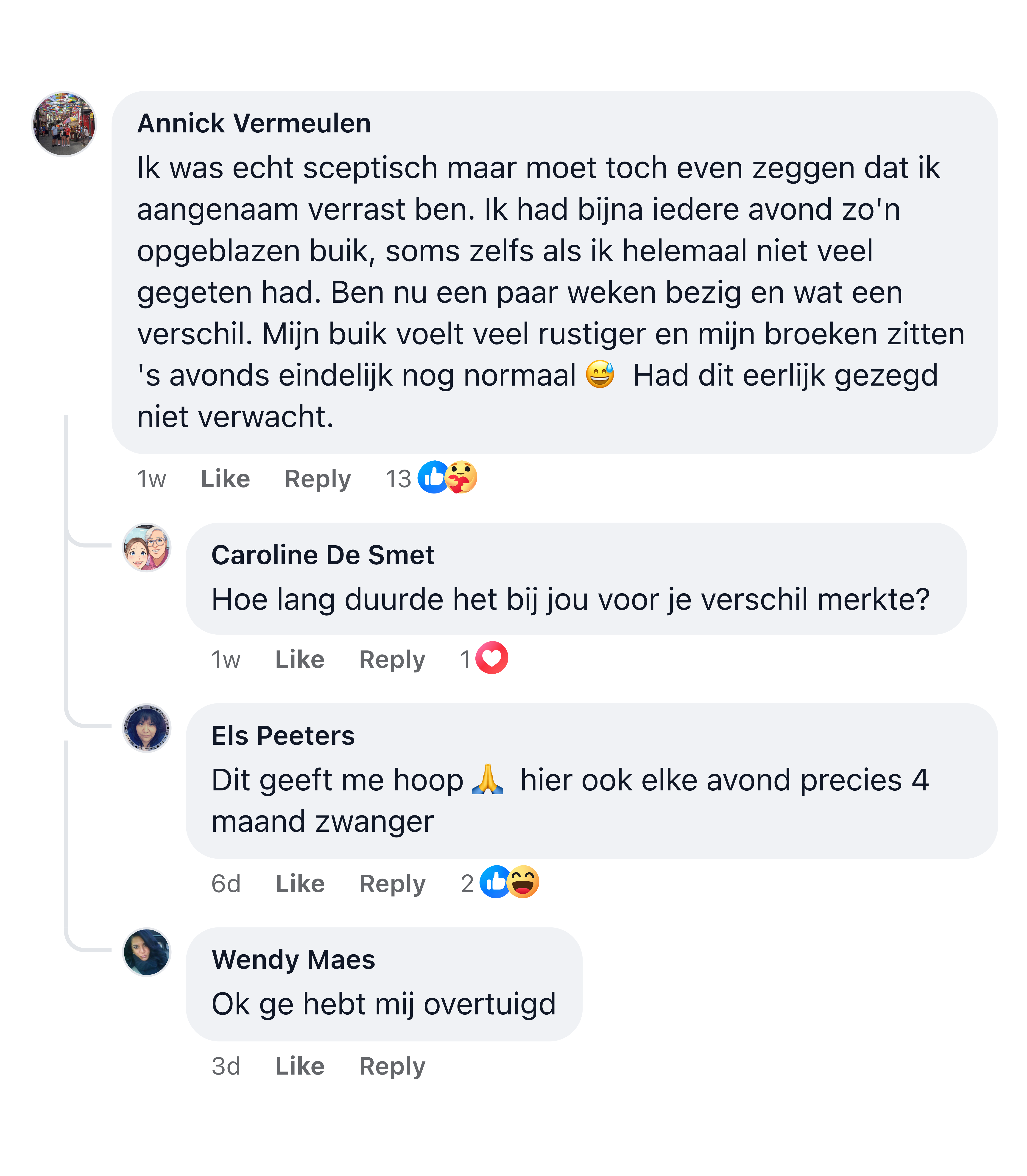 Ervaring van klant