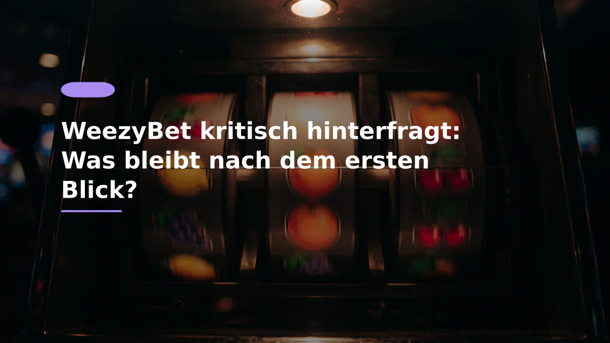 WeezyBet kritisch hinterfragt: Was bleibt nach dem ersten Blick?