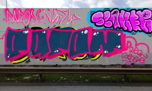 Graffiti artwork by senartolai