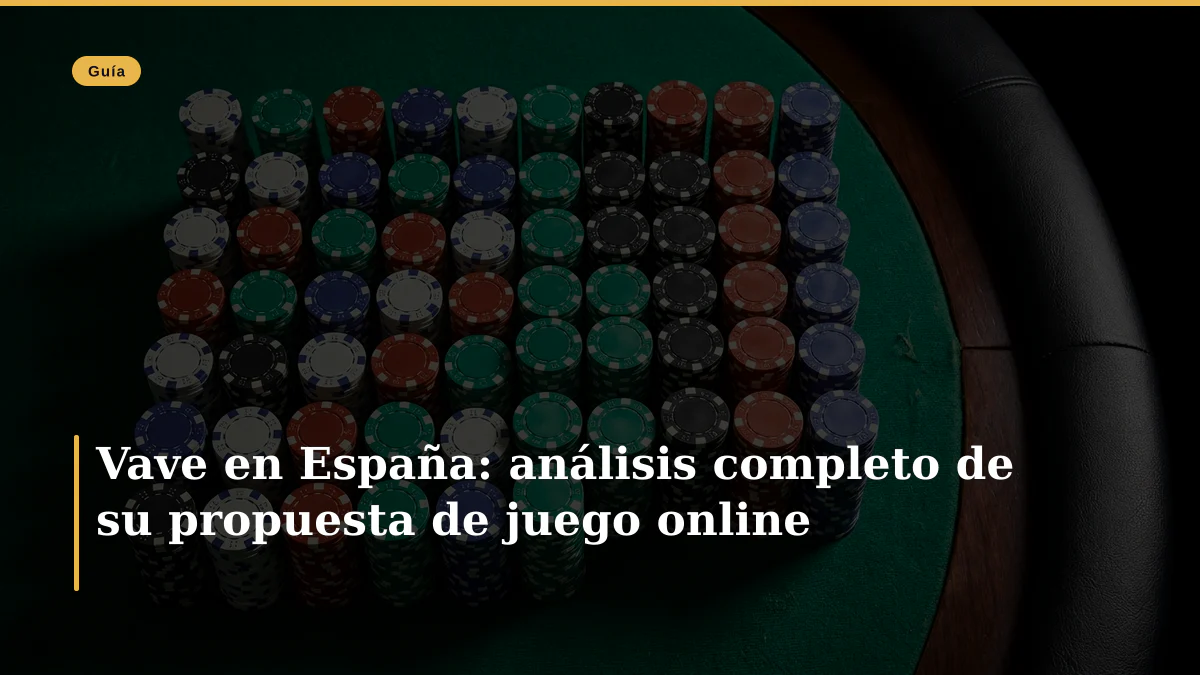Vave en España: análisis completo de su propuesta de juego online