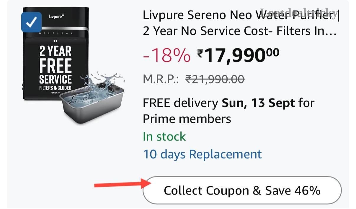 Over Livpure Rever – Just 48% OFF | Lowest Price Deal Over Livpure Rever – Just 48% OFF | Lowest Price Deal