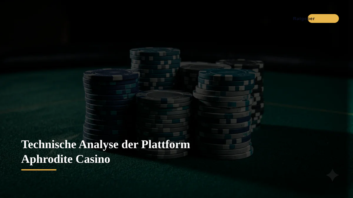 Technische Analyse der Plattform Aphrodite Casino
