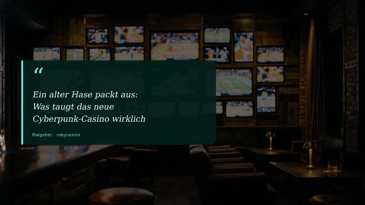 Ein alter Hase packt aus: Was taugt das neue Cyberpunk-Casino wirklich