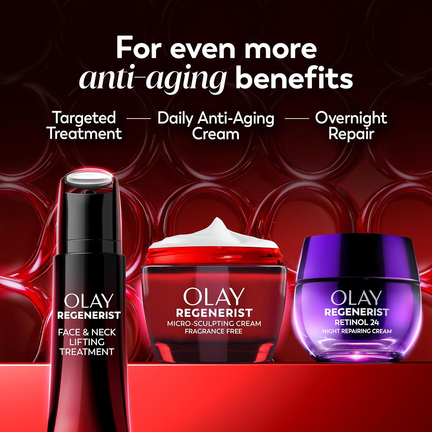 Olay cream texture swatch