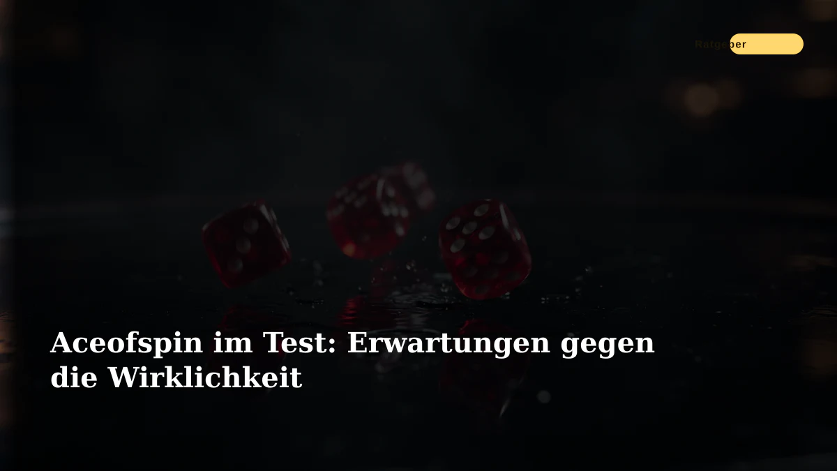 Aceofspin im Test: Erwartungen gegen die Wirklichkeit
