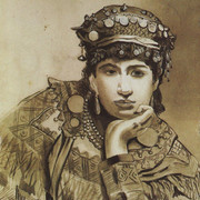 Черногорская девушка 1876