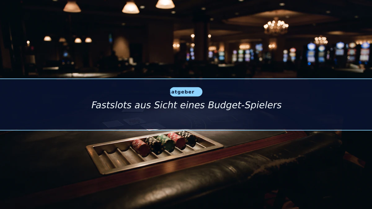 Fastslots aus Sicht eines Budget-Spielers