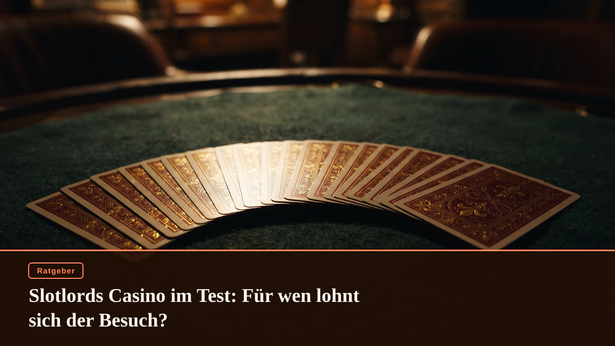 Slotlords Casino im Test: Für wen lohnt sich der Besuch?