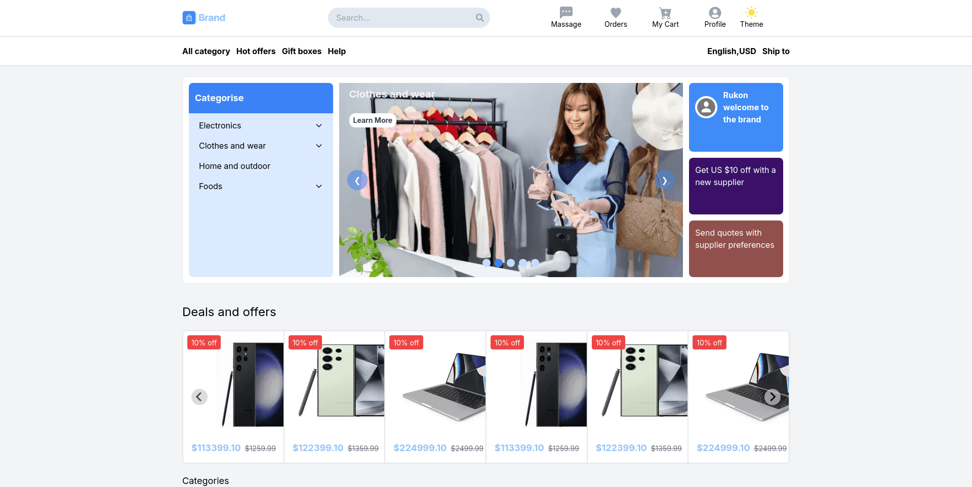 Brand - Online Marketplace