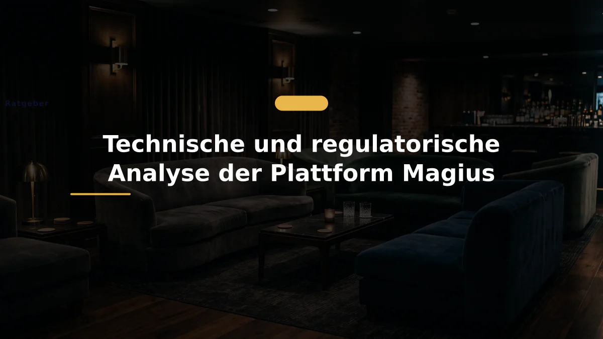 Technische und regulatorische Analyse der Plattform Magius