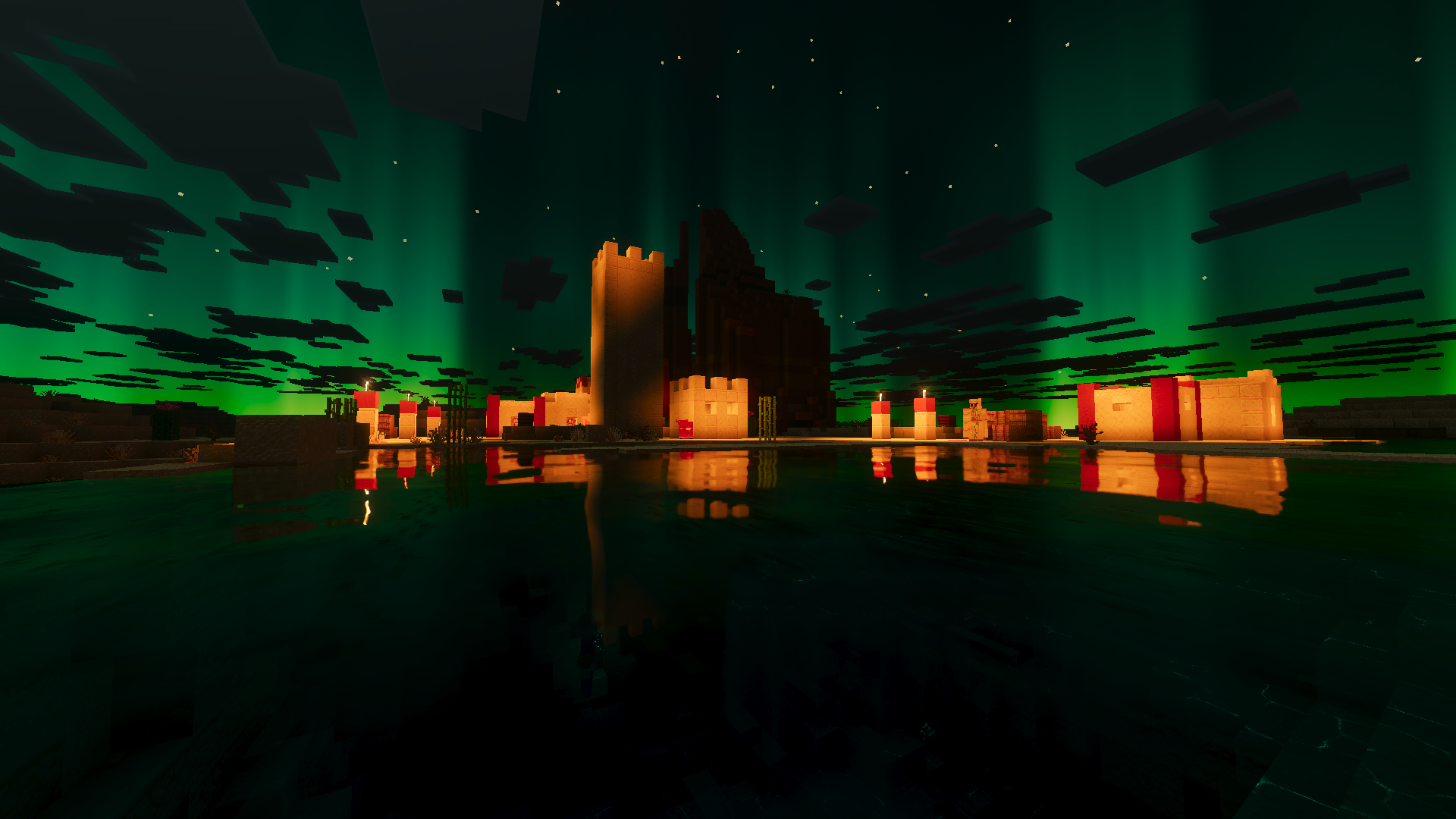 Aurora Village Reflection