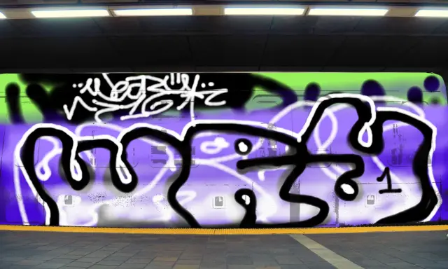 Graffiti artwork by DECAY