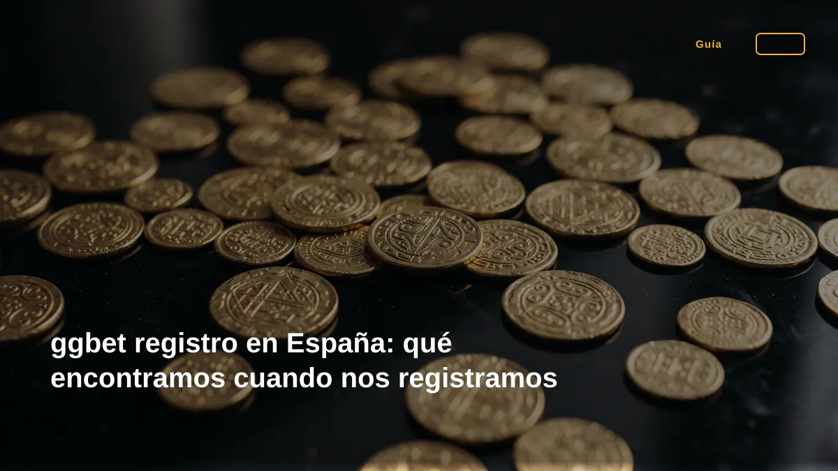ggbet registro en España: qué encontramos cuando nos registramos