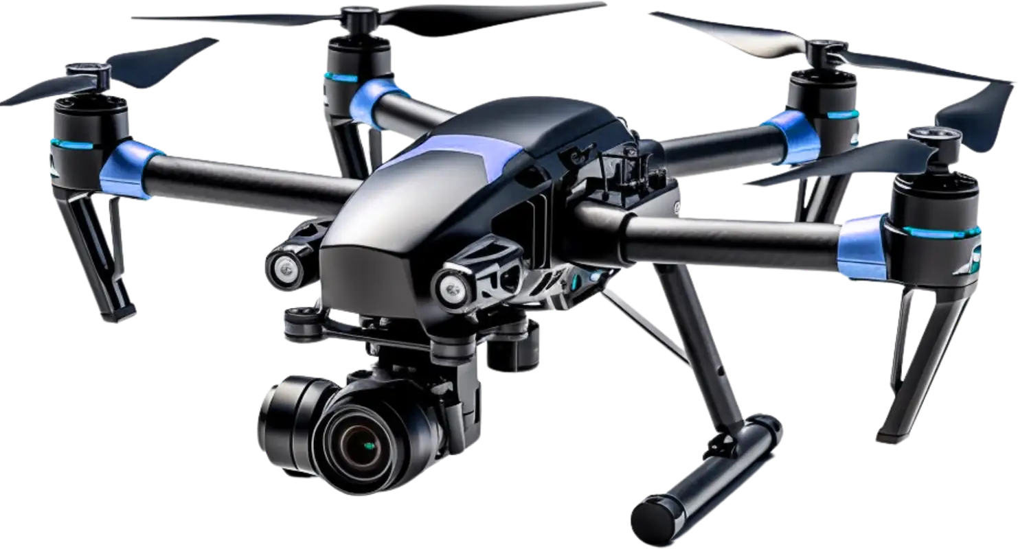 Professional dual-camera mapping drone