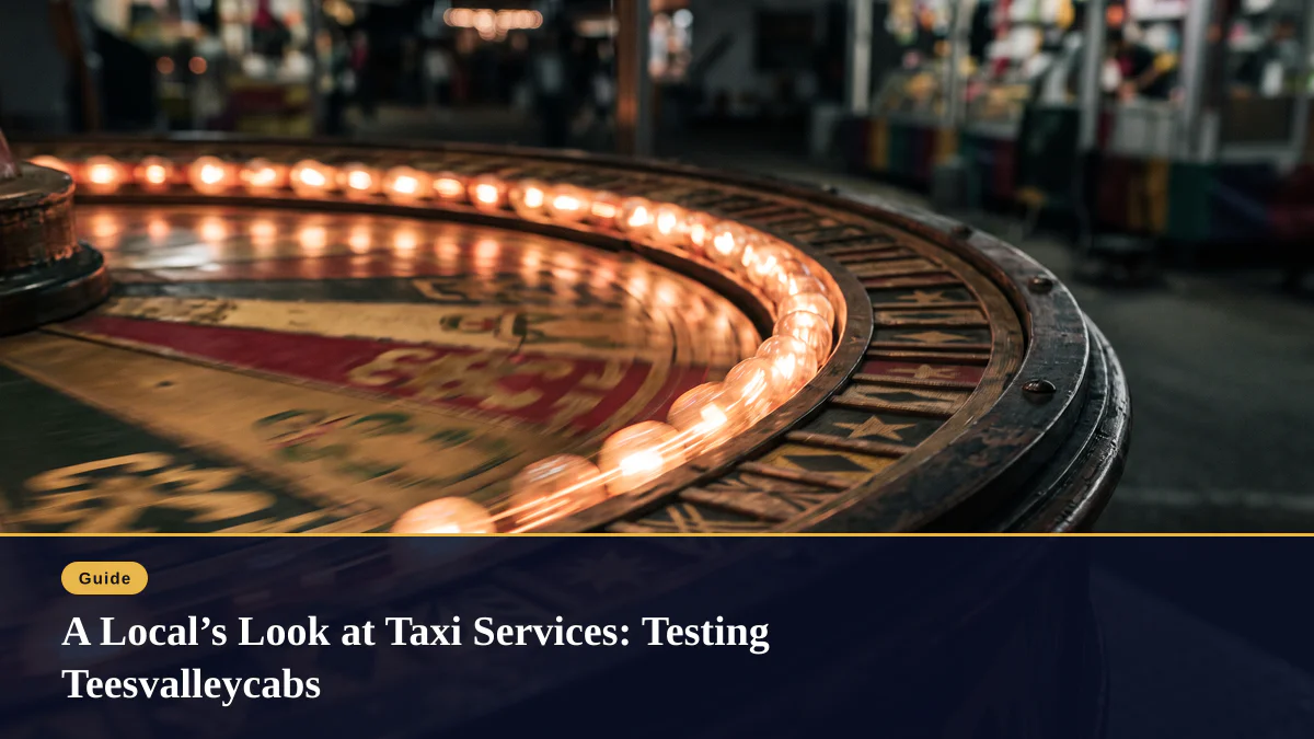 A Local’s Look at Taxi Services: Testing Teesvalleycabs