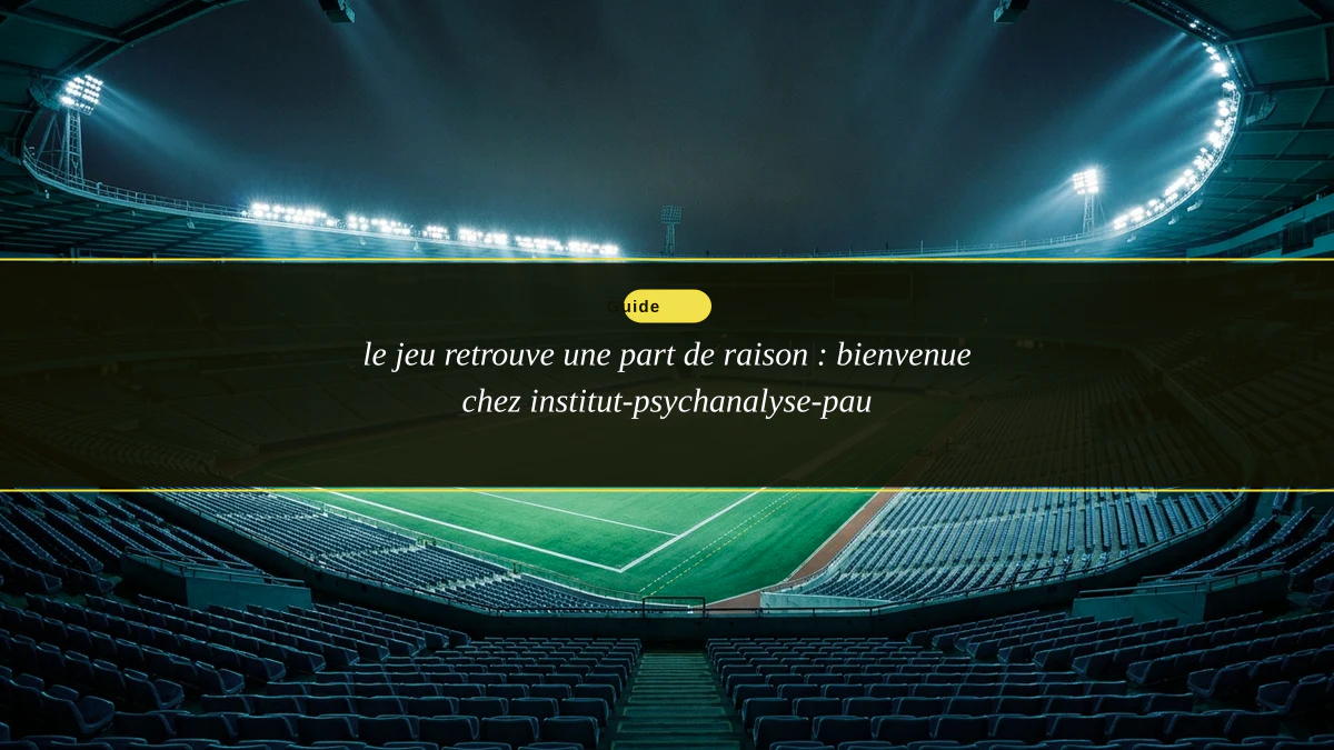 le jeu retrouve une part de raison : bienvenue chez institut-psychanalyse-pau