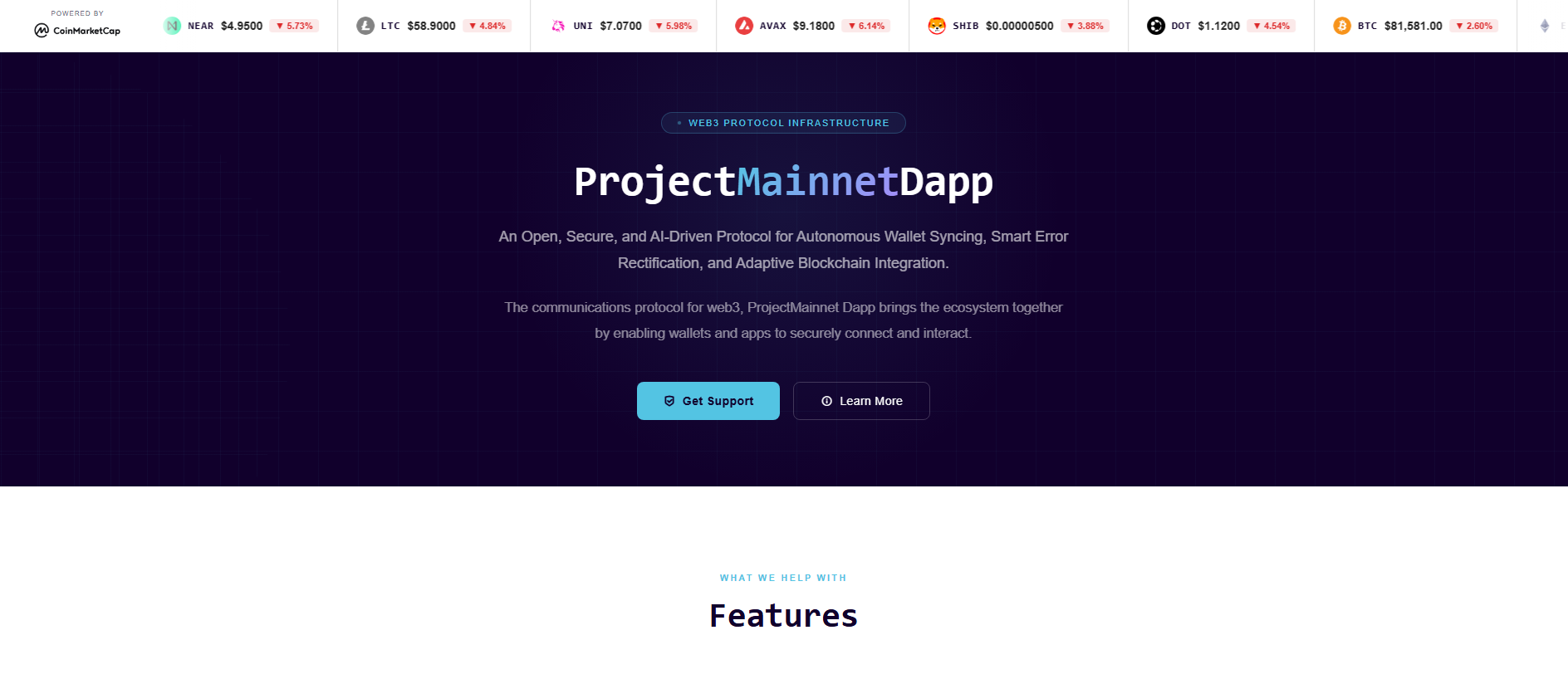 Stored capture of defionchainapp.com