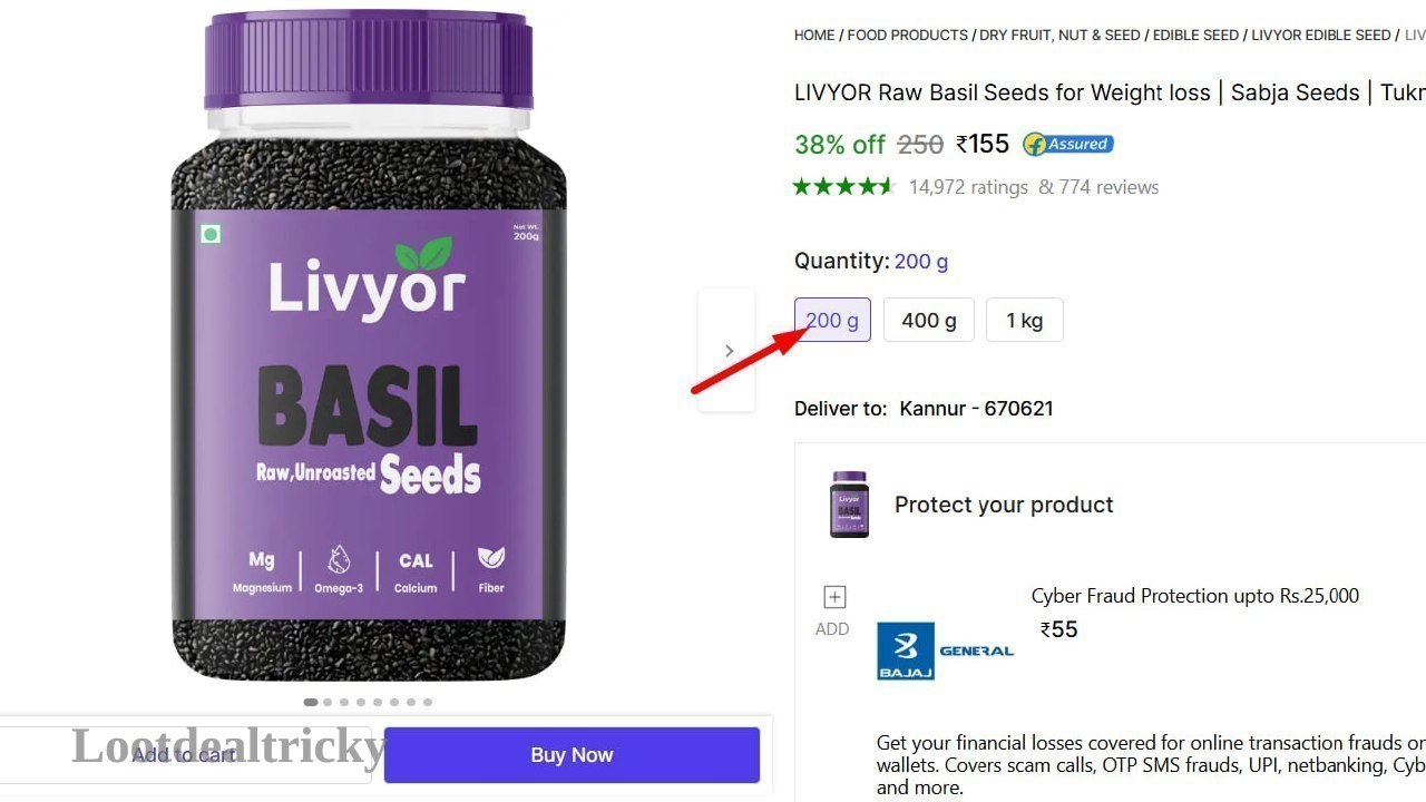 Raw Basil Seeds – Just ₹155 | Loot Ka Maal