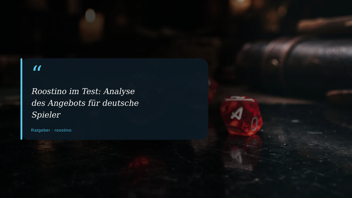 Roostino im Test: Analyse des Angebots für deutsche Spieler