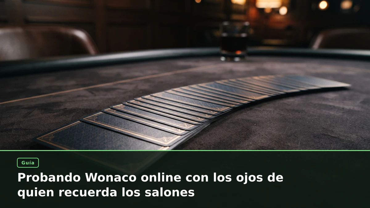 Probando Wonaco online con los ojos de quien recuerda los salones