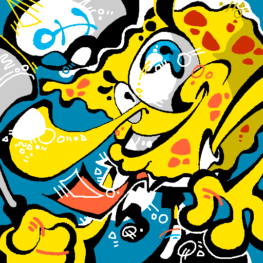 Fanart of Spongebob SquarePants.