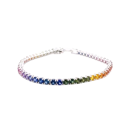 YUREI® Rainbow Dreams Tennis Bracelet