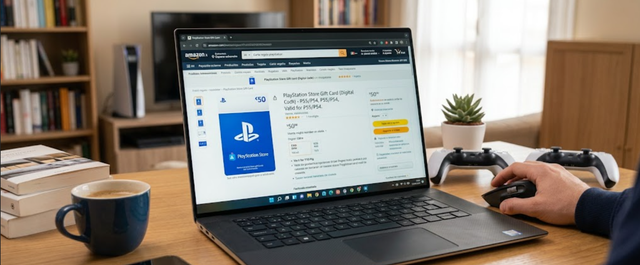 Comprare la Gift Card PS5/PS4 su Amazon?