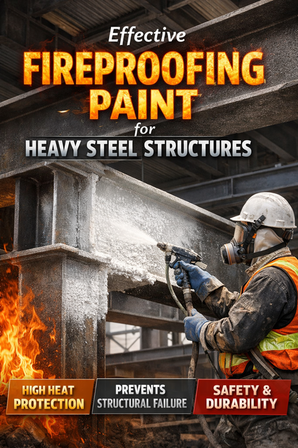 Effective fireproofing paint is essential for protecting heavy steel structures from extreme heat and potential structural failure. This specialized coating forms an insulating barrier that slows down temperature rise, preserving the strength and stability of steel during fire exposure. Designed for industrial and commercial applications, it enhances safety while meeting stringent fire resistance standards. The paint is easy to apply, durable, and resistant to environmental factors such as moisture and corrosion. By extending evacuation time and reducing damage, effective fireproofing paint plays a critical role in safeguarding lives, assets, and infrastructure in high-risk environments where fire hazards are a serious concern. http://www.jpscsolutions.com/fire-proofing-of-steel-structure/
