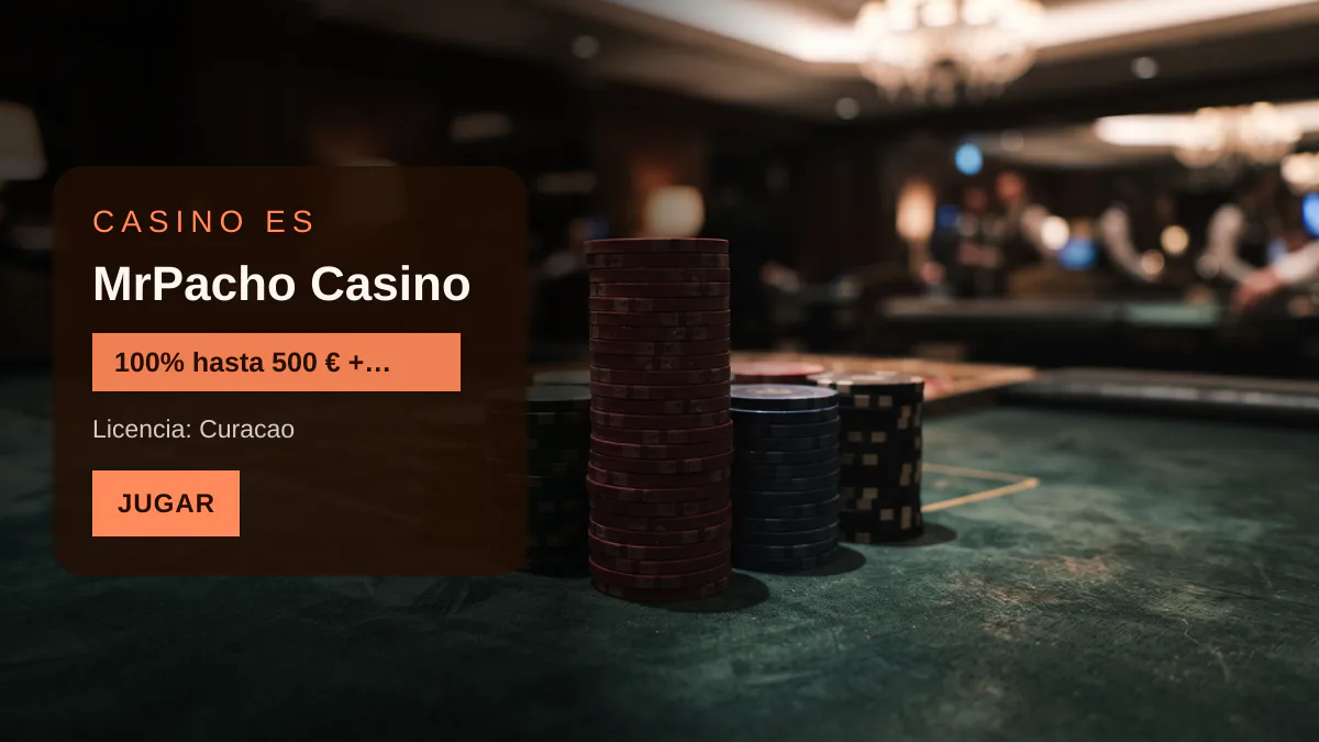 MrPacho Casino � bono de bienvenida 100% hasta 500 � + 50 FS, pagos: Visa, Mastercard, Skrill, Neteller, Paysafecard