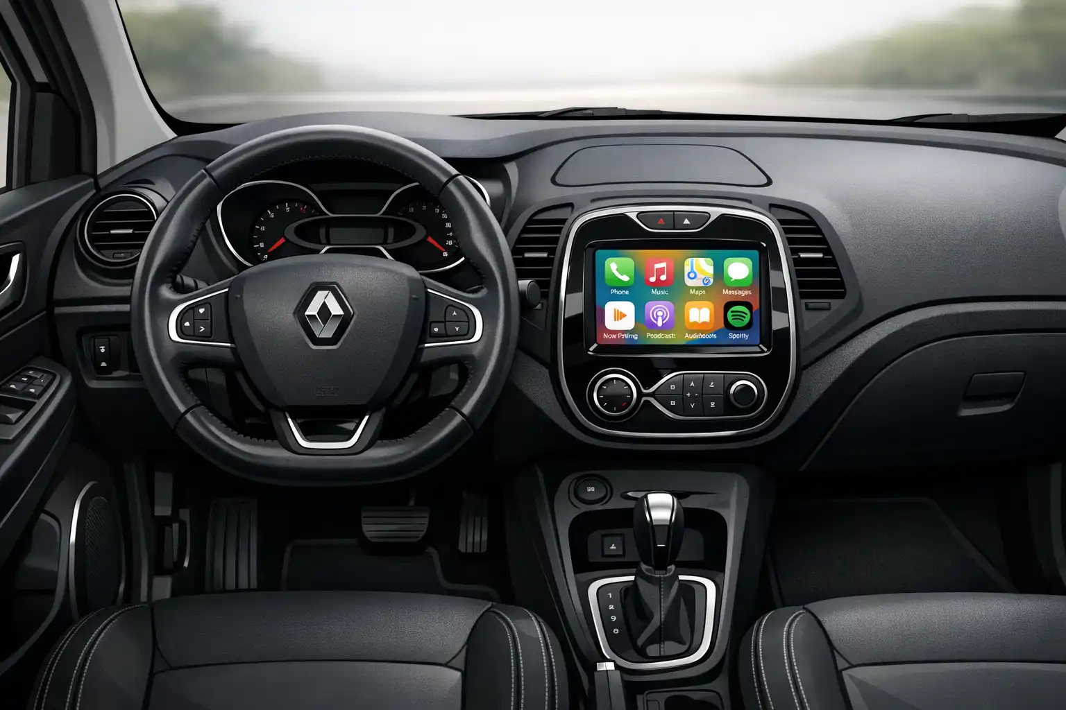Intérieur Renault Captur 2015 avec système R-Link Evolution d’origine