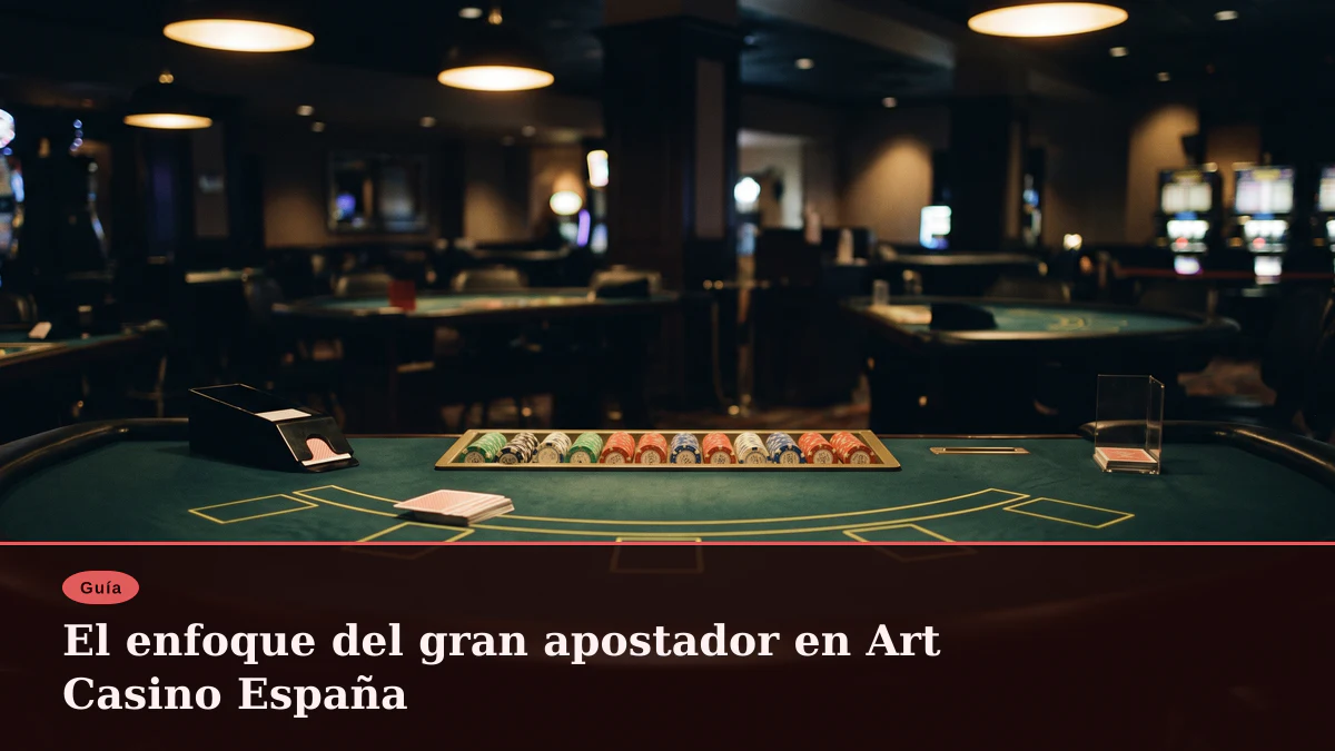 El enfoque del gran apostador en Art Casino España