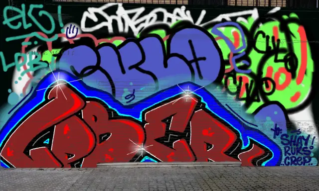 Graffiti artwork by LPBER