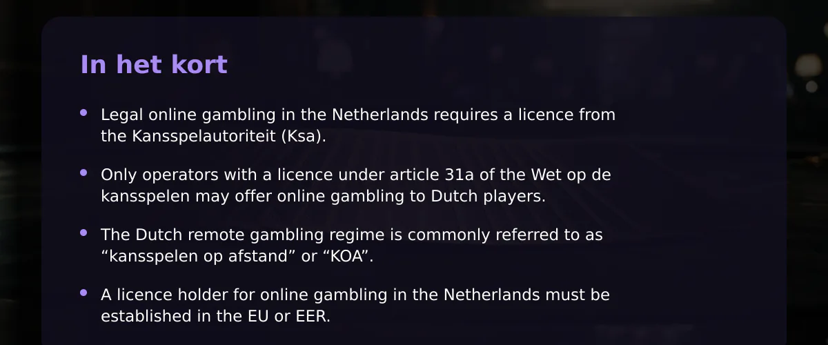 Legale nederlandse online casino’s kiezen als speler met hoge inzetten — In het kort