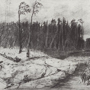 Лес у воды 1872