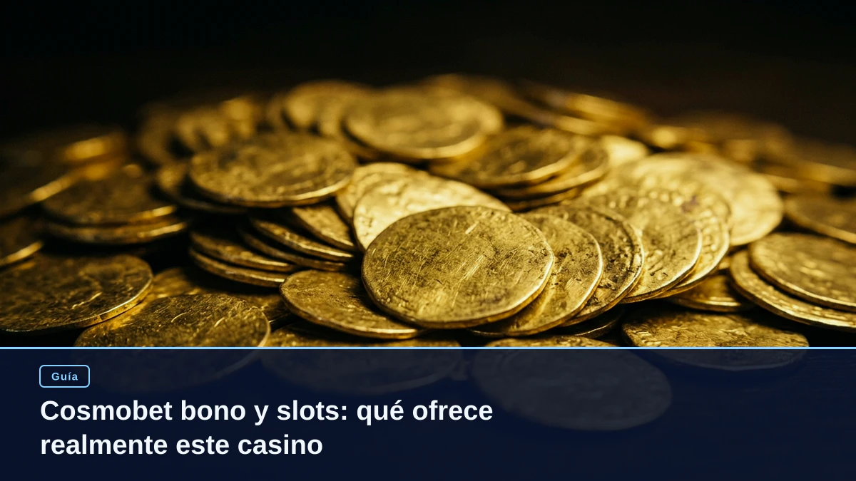 Cosmobet bono y slots: qué ofrece realmente este casino